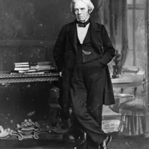 Michael Faraday Print circa 1865 Michael Faraday Print circa 1865