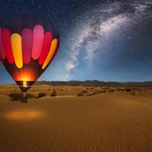 Death Valley National Park Hot Air Balloon Print Death Valley National Park Hot Air Balloon Print