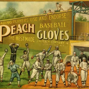 Major League Star Glove Ad 1910