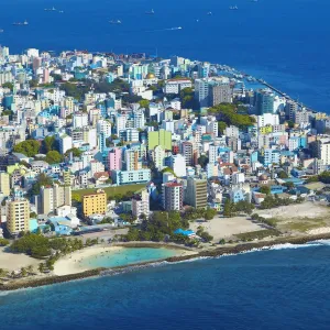 Maldives Aerial View Print of Male Maldives Aerial View Print of Male