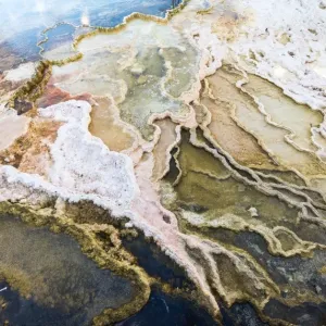 Mammoth Hot Springs, Yellowstone National Park, Color Image, Day, Geology, Hot Spring Mammoth Hot Springs, Yellowstone National Park, Color Image, Day, Geology, Hot Spring