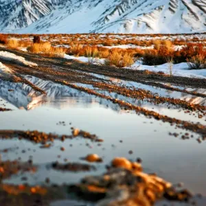 Mammoth Mountain Lake Reflection Print Mammoth Mountain Lake Reflection Print
