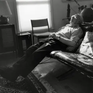 Man asleep on couch Man asleep on couch