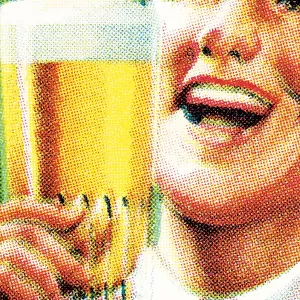Man with beer
