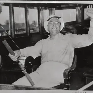 Man Fishing Who Resembles Franklin Roosevelt Man Fishing Who Resembles Franklin Roosevelt