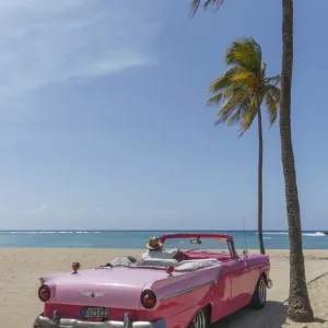 1957 Ford Custom Line Print on Beach Scene 1957 Ford Custom Line Print on Beach Scene