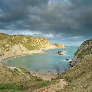 Dorset, England Framed Print Collection: Durdle Door, Lulworth Estate