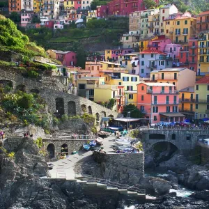 Manarola Harbor in Cinque Terre Manarola Harbor in Cinque Terre