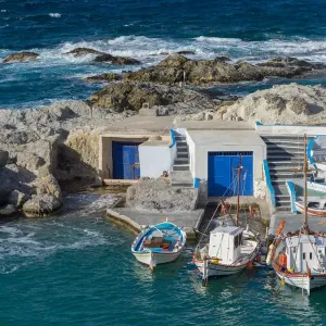 Mandrakia Seaside Settlement, Milos Island, Greece Mandrakia Seaside Settlement, Milos Island, Greece