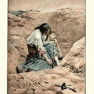 Manon Lescaut - Man burying a womans body