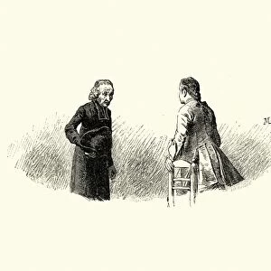 Manon Lescaut - Man talking to an old priest