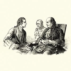 Manon Lescaut - Men talking, 18th Century