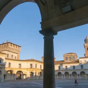 Mantova, Lombardy, Italy. Historical buildings in the old town Mantova, Lombardy, Italy. Historical buildings in the old town