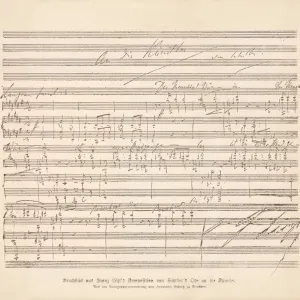 Facsimile Print of To The Artists Manuscript Facsimile Print of To The Artists Manuscript