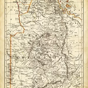 Map of Abyssinia 1897