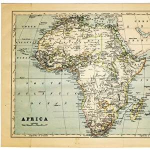 map of africa 1882