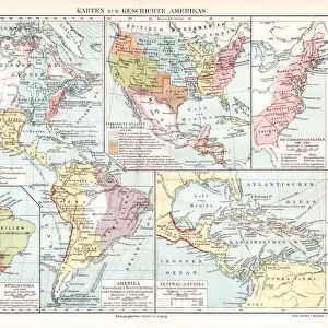 Map of Americas history 1895