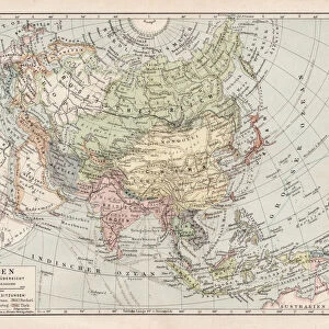 Map of Asia 1900