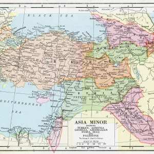 Map Of Asia Minor