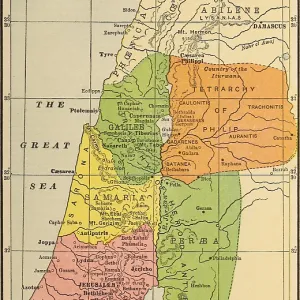 Map Of Early Christian Palestine