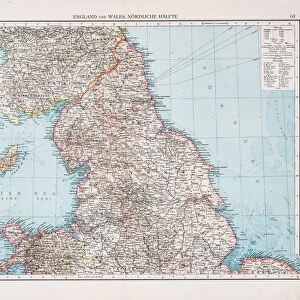 Map of England and Wales 1896