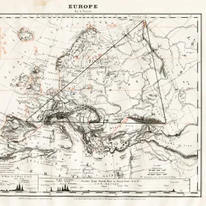 Map of Europe 1868