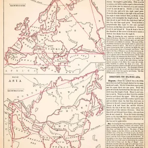 Map of Europe and asia 1883 Map of Europe and asia 1883