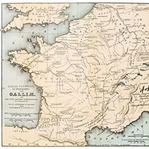 Map of Galia 1818