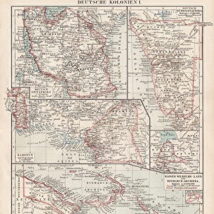 Map of German Colonies 1900