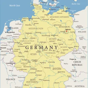 Map of Germany - Vector