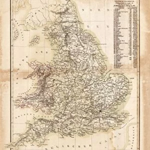 Map of great Britain 1831