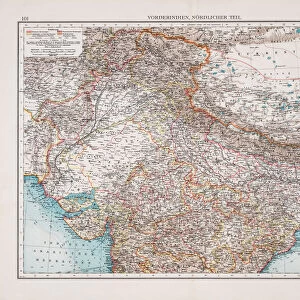 Map of India 1896