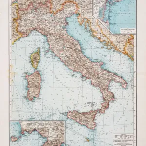 Map of Italy 1896 Map of Italy 1896