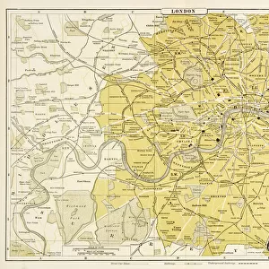 Map of London 1894