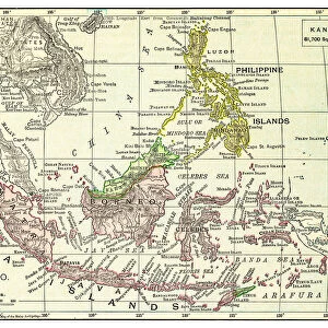 Map of Malay Archipielago 1895