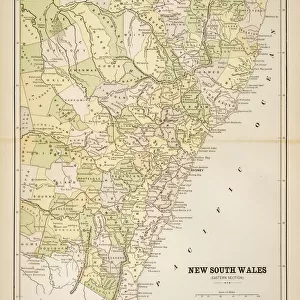 Map of New South Wales 1883