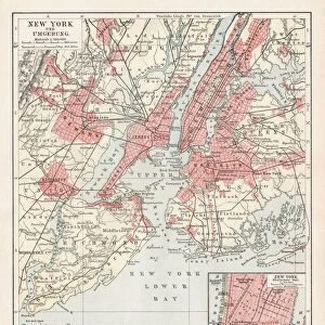 Map of New York 1900