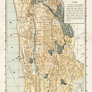 Map of New York City 1894