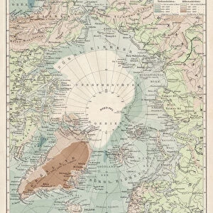 Map of North Pole 1900