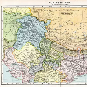 Map of Northern India 1894