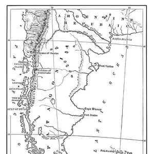 Map of Patagonia