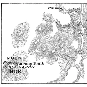 Map Of Petra, Jordan