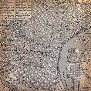 Map of Philadelphia 1898