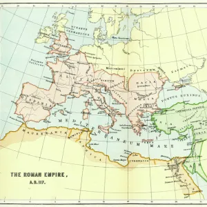 Map of the Roman Empire in AD 117