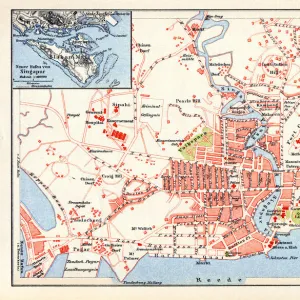 Map of Singapore 1898