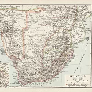 Map of South Africa 1900