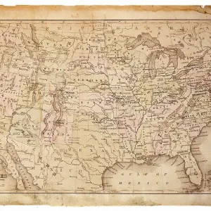 Map of USA 1887 Map of USA 1887