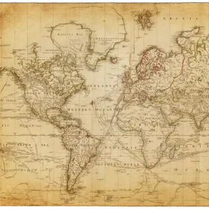 Map of the world 1800