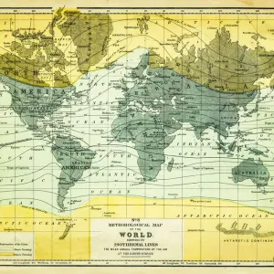 map of the world 1867