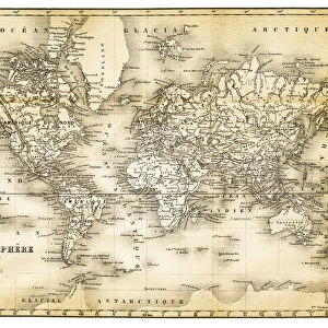 map of the world 1873